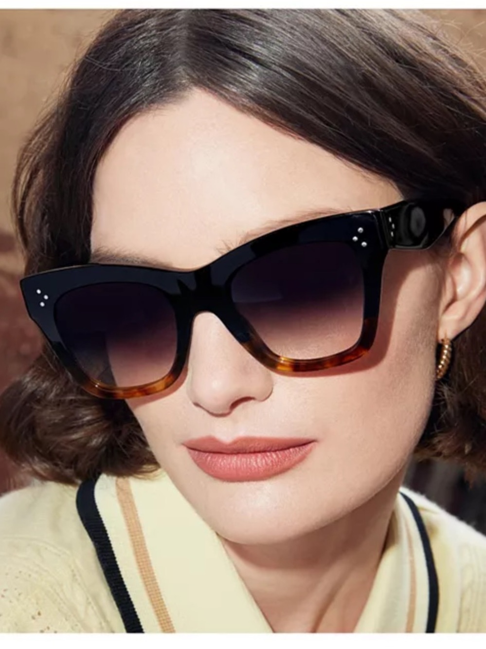 Celine Cat Eye Two-Tone Gradient Sunglasses